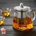 قوری پیرکس کف مربع